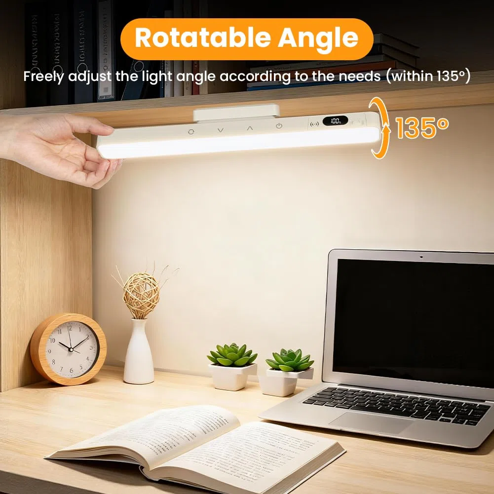 AUAUY 2 Pezzi Luce Armadio LED, USB-C Ricaricabile Magnetica Lampada con Telecomando, 5 Temperature Colore&5 Luminosità Dimmerabile, 1500mAh, per Cucina Scale Soggiorno Camere da Letto Guardaroba