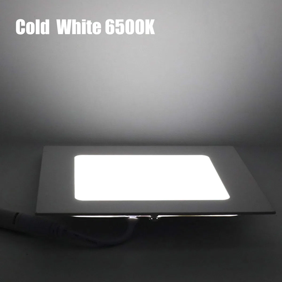 XUNATA - Pannello a LED, quadrato, ultra sottile, AC110-220 V, 18 W, bianco caldo