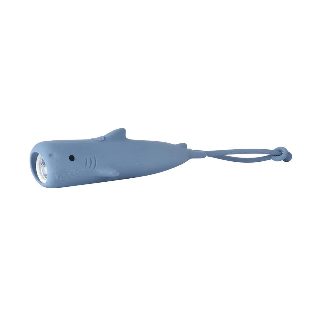 Winkee - Torcia tascabile Hai Hugo I Piccola torcia LED ricaricabile I Con batteria I Circa 12 ore di durata della batteria