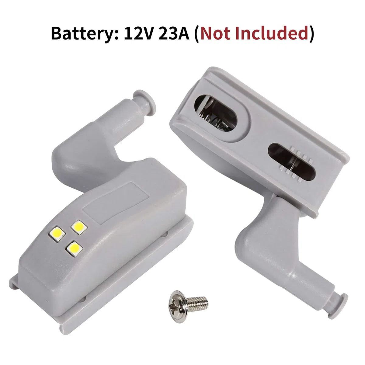 Luci a LED per Armadio, 10 Pezzi Illuminazione Sotto L'armadio Luce a Cerniera Universale Senza Fili con Sensore Intelligente Bianco Caldo/freddo Armadio Universale Armadio Guardaroba(bianco freddo)