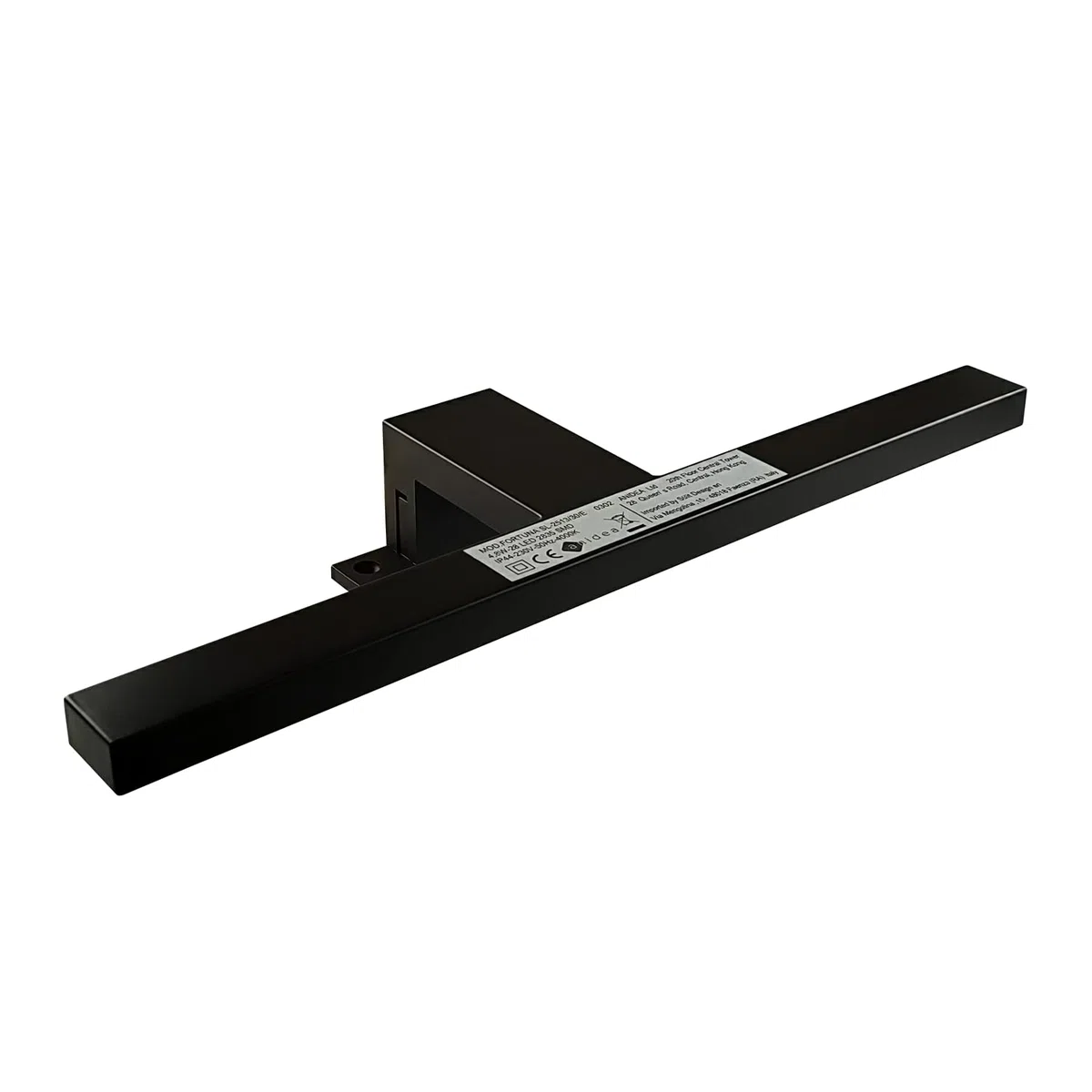 Lampada da Specchio LED Luce Bagno 30 cm 5W 230V 4000K / 6000K IP44 Mobili Cornice Armadio Trucco Applique Senza Sfarfallio Non Dimmerabile Bianco Naturale Neutro / Freddo (NERA 4000K - Luce Naturale)