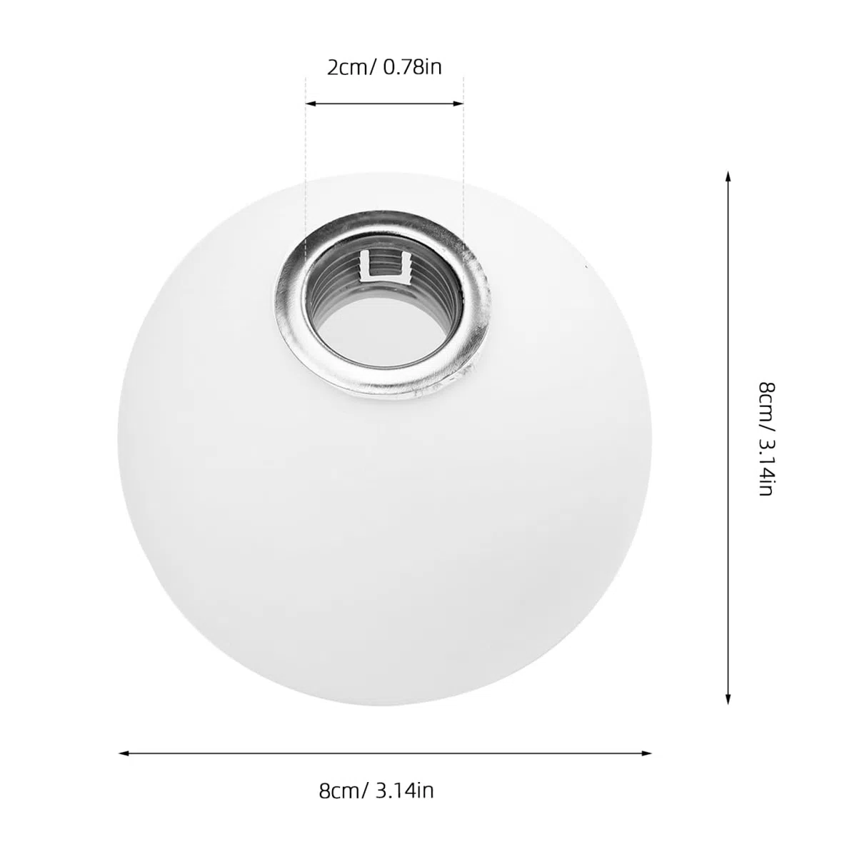 OSALADI G9 Paralume In Luce Mini Fuori Di Fissaggio Ombre Paralumi Appesi Lampada A Sfera Paralume per Lampadari