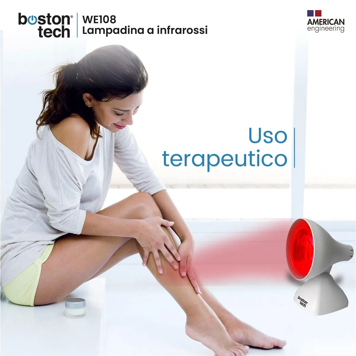 Boston Tech Lampada a infrarossi flessibile per termoterapia. Rapido sollievo per il dolore muscolare (Lampadina)