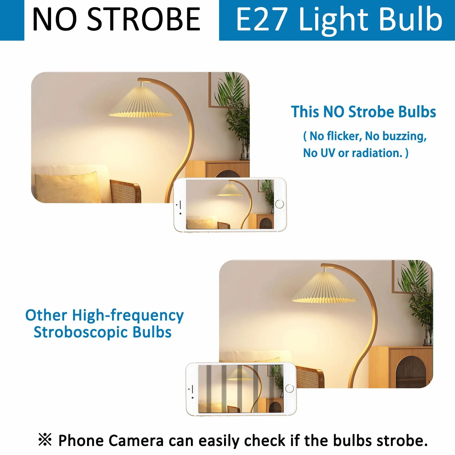 SCNNC Lampadina Riflettore E27 R63 AC220-240V Dimmerabile, 550LM Bianco Caldo 2700K Lampadina Faretto R63 E27 Lampadine per Lampada Lava, Plafoniera, Lampadario, Confezione da 5