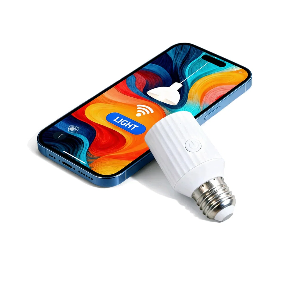 LoraTap Adattatore portalampada Wi-Fi intelligente, controllo vocale Alexa/Google, gruppi e timer su Smart Life, potenza max 60 W, compatibile lampade a incandescenza, E26/E27