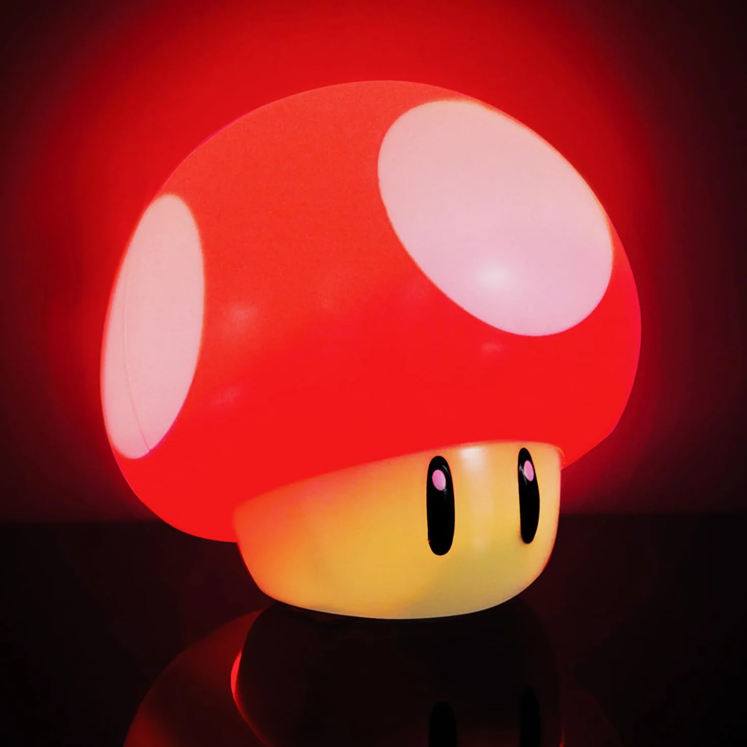 Paladone Luce a Figura Super Mario Mushroom - Luce Collezionabile Ufficiale con Suono, Regalo per Bambini