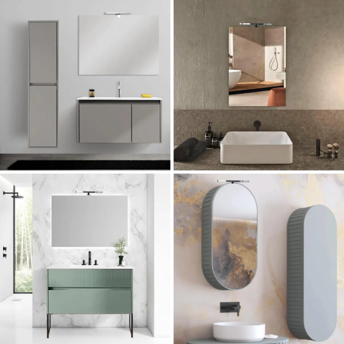 Evotrade Applique LED 30 cm. per Specchio Bagno - Lampada IP44 Waterproof, Luce Uniforme, Ideale per Cucina, Bagno e Ambienti Moderni - 4000K - Luce Neutra (Colore: Cromato)