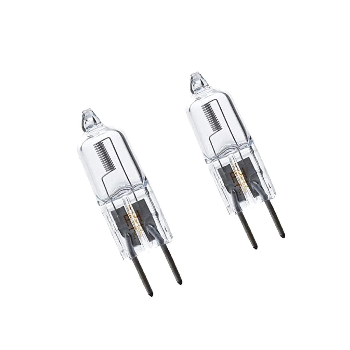 Kit 2 pezzi LAMPADINA ALOGENA BISPINA 24V 50W GY6.35 Luce Calda per Macchinari Industriali