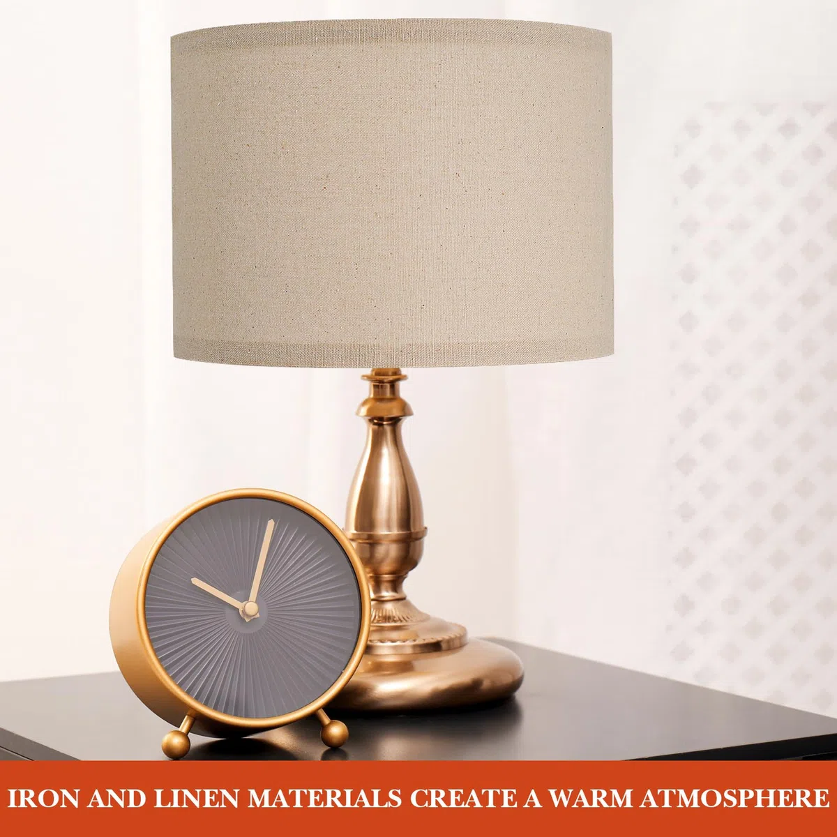 Paralumi in Lino Beige per Lampada da Terra da Tavolo Paralume Staccabile E27, Design Naturale e Funzionale per Studio e Ufficio