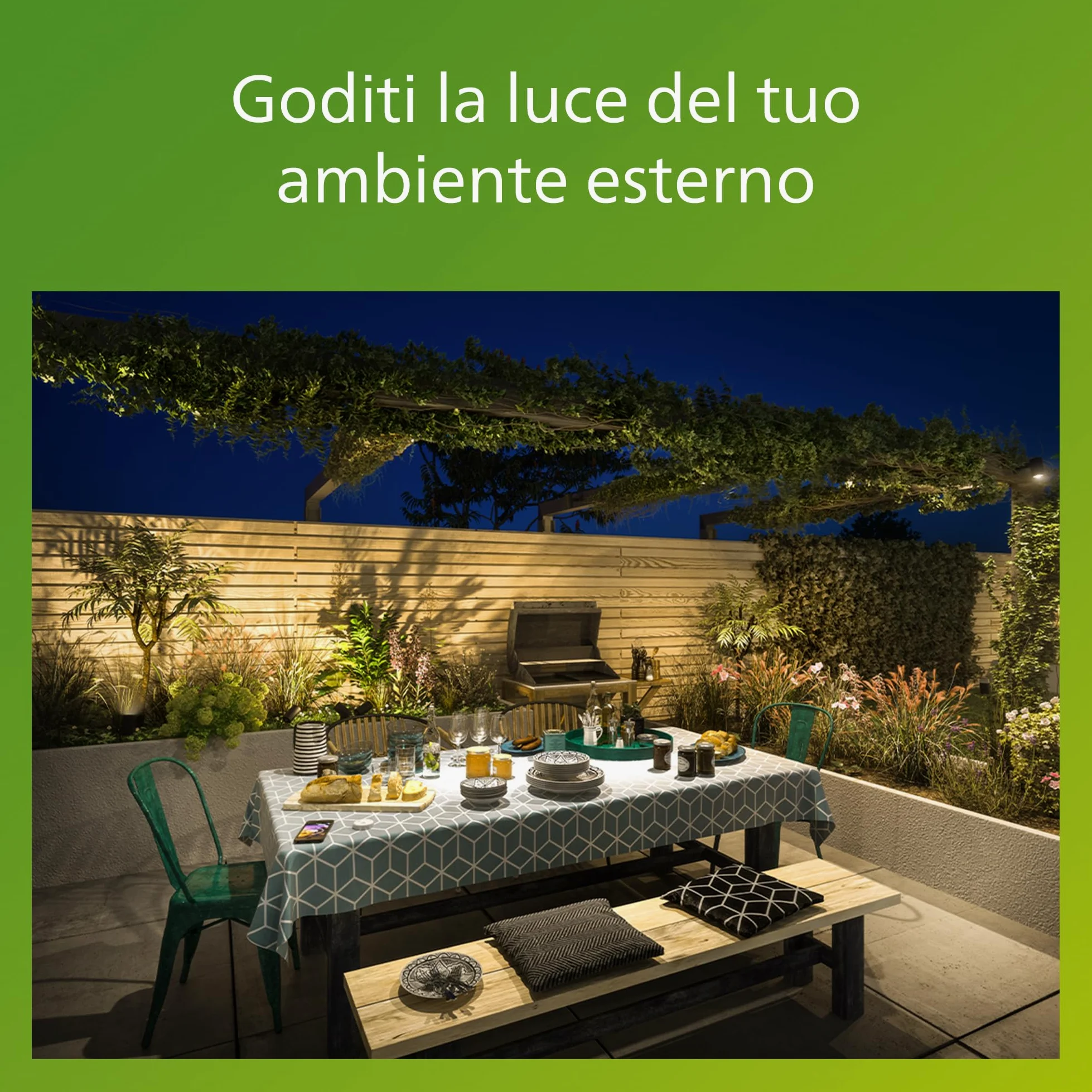 PHILIPS Lighting Lampada da Parete Creek, per Este