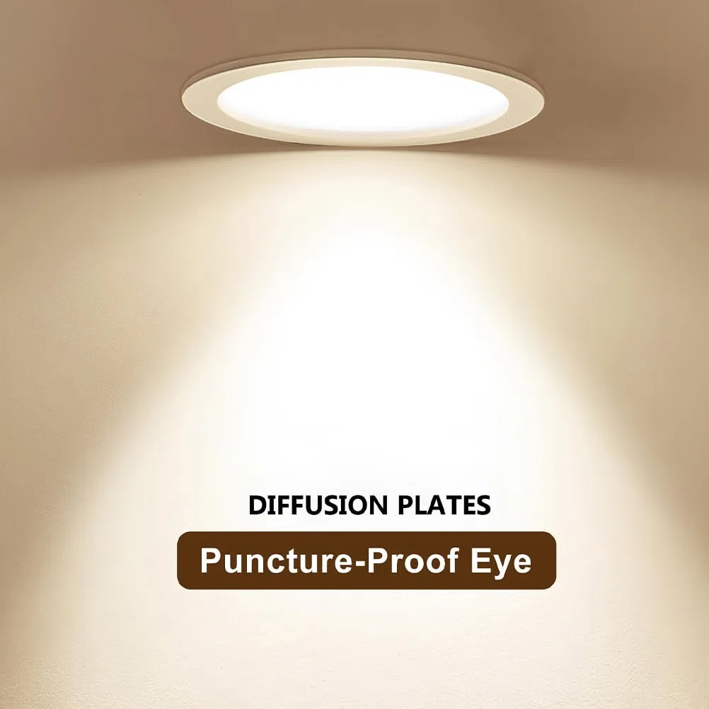 20pezzi Copertura Diffusore Led Per Downlight Rotonda Piastra Di Diffusione Per Illuminazione Facile Installazione E Compatibile Con Diverse Lampade