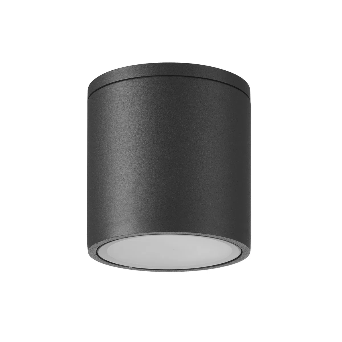 Dopa Dopastore Faretto da Soffitto con Attacco GU10 Cilindro Spot dal Design Moderno in Alluminio Portalampada IP54 Per Esterni Interni (Nero)