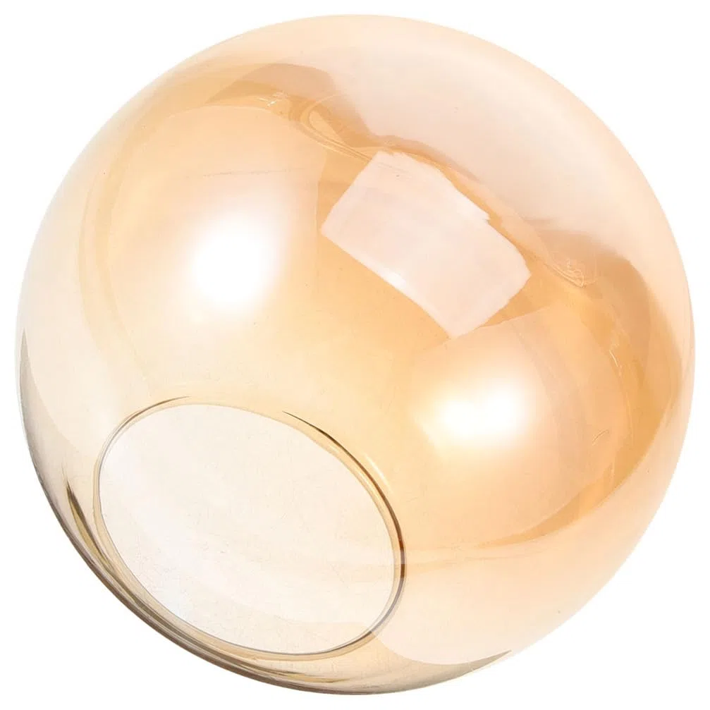 Ciieeo Globo Di Paralume Lampadari Di Ricambio Ambra Paralume Sfera A Sfera Per Applique Lampadario Lampada A Sospensione 150Mm Foro 70Mm