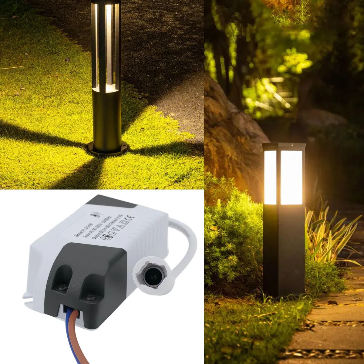 EMSea 4 Pz Pannello LED Alimentazione 8-24W Trasformatore Driver Alimentatore Non isolato Alimentazione 24-86V 280mA per Proiettore Luce di Soffitto Luce di Strada 75x34x20mm
