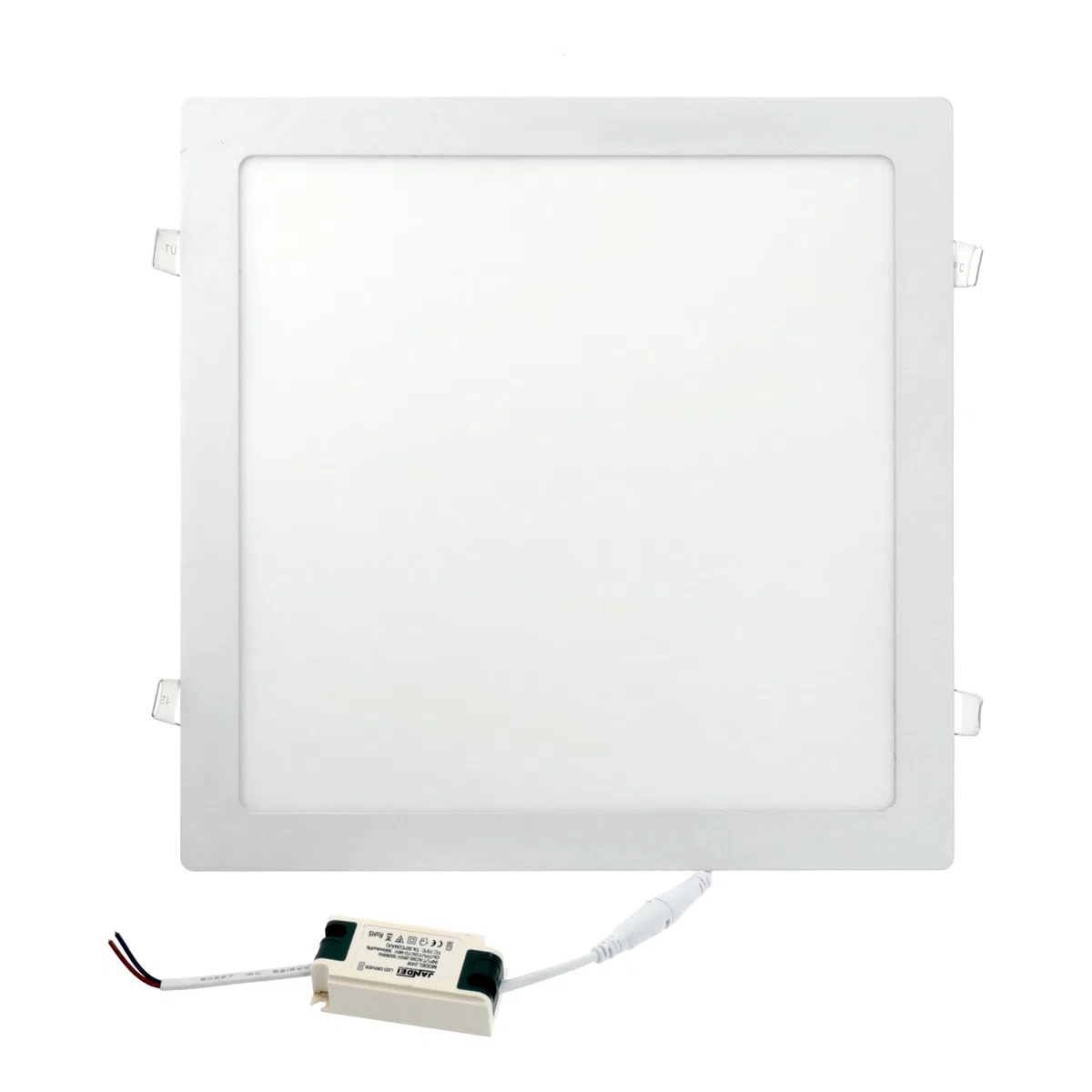 JANDEI - Faretto LED da incasso quadrato da 24W. Perfetto per casa, soggiorno, camera da letto, corridoio, ufficio. (Bianco freddo 6000K)