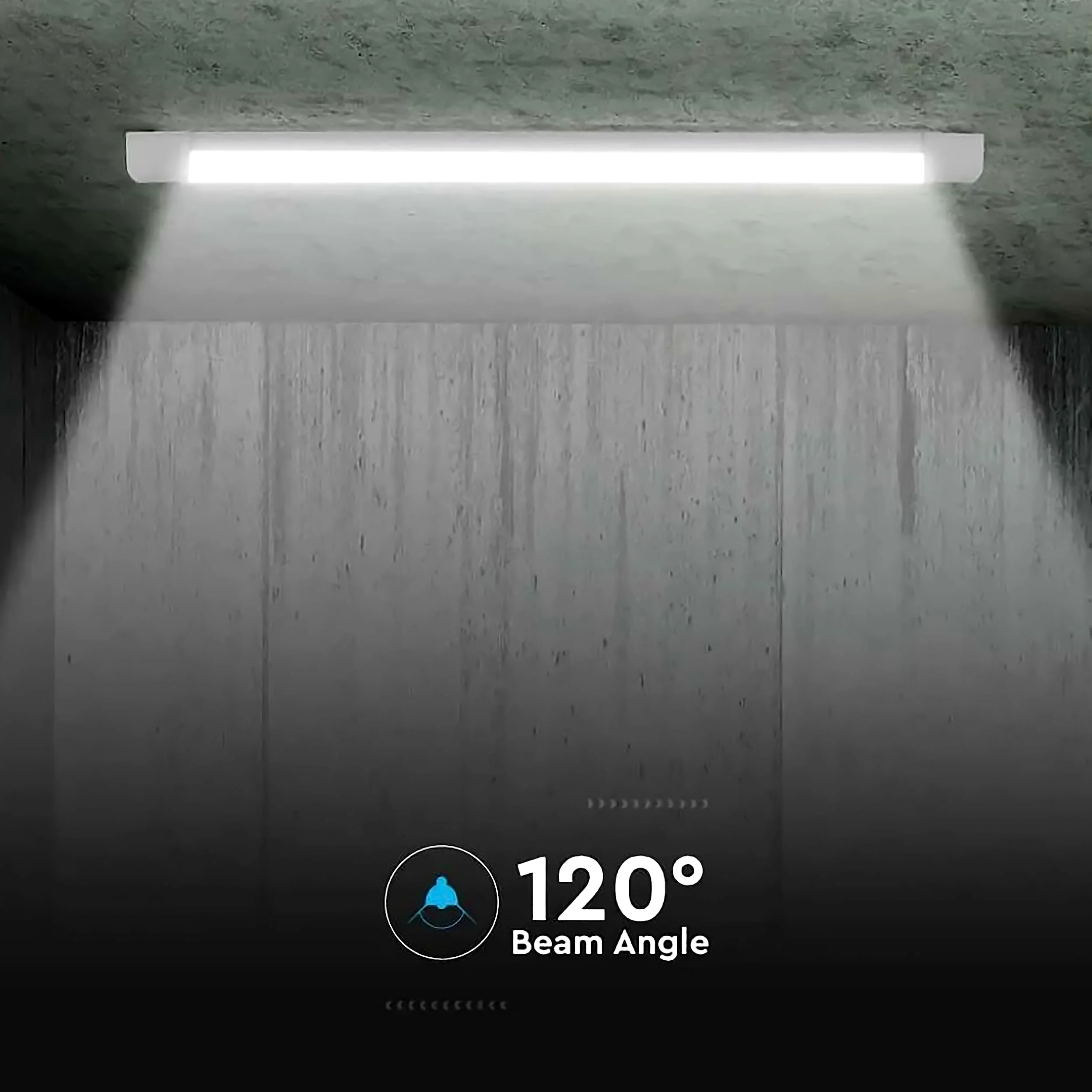 V-TAC 2x Plafoniera LED Lineare da Soffitto 60 CM - 20W - Chip Samsung - Lampada Rettangolare 2400 Lumen IP20 per Parete, Garage, Negozio - Tubo LED - Luce Bianca Naturale 4000K