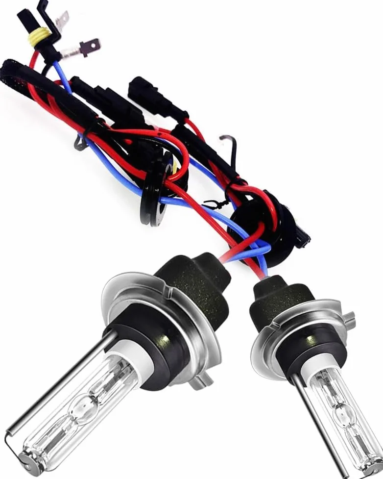 2 Pezzi Lampade Xenon H7 6000K, 35W 2500 Lumen, Base in Ferro, Attacco AMP