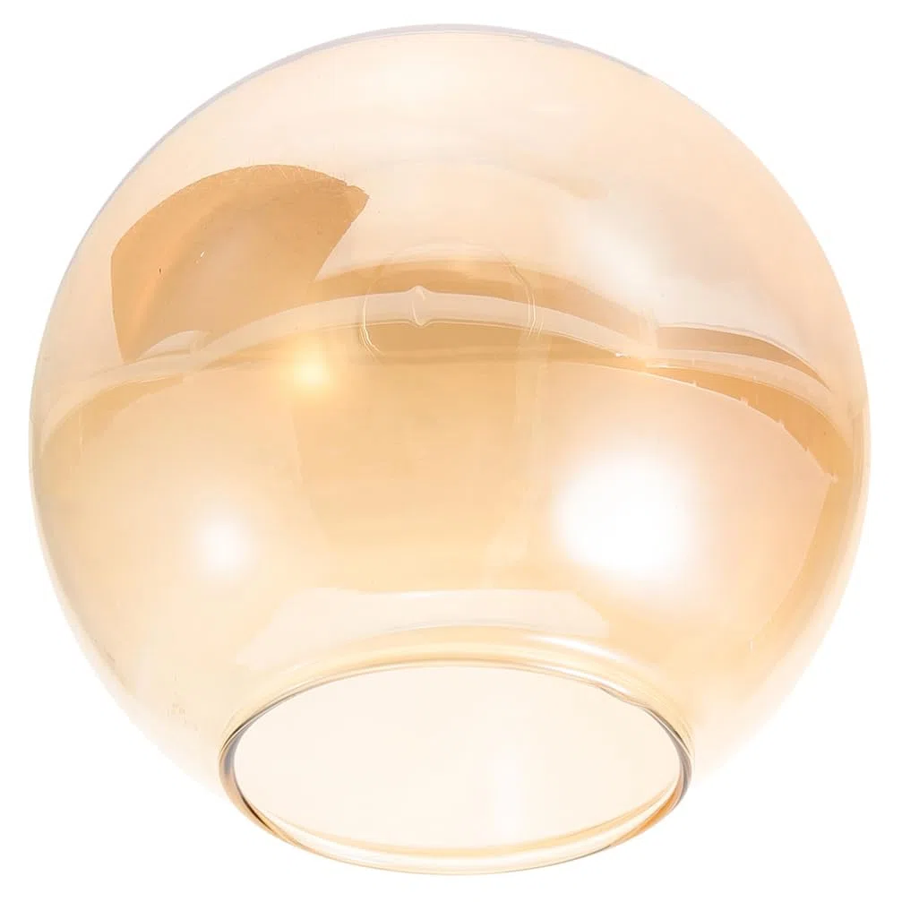 Ciieeo Globo Di Paralume Lampadari Di Ricambio Ambra Paralume Sfera A Sfera Per Applique Lampadario Lampada A Sospensione 150Mm Foro 70Mm