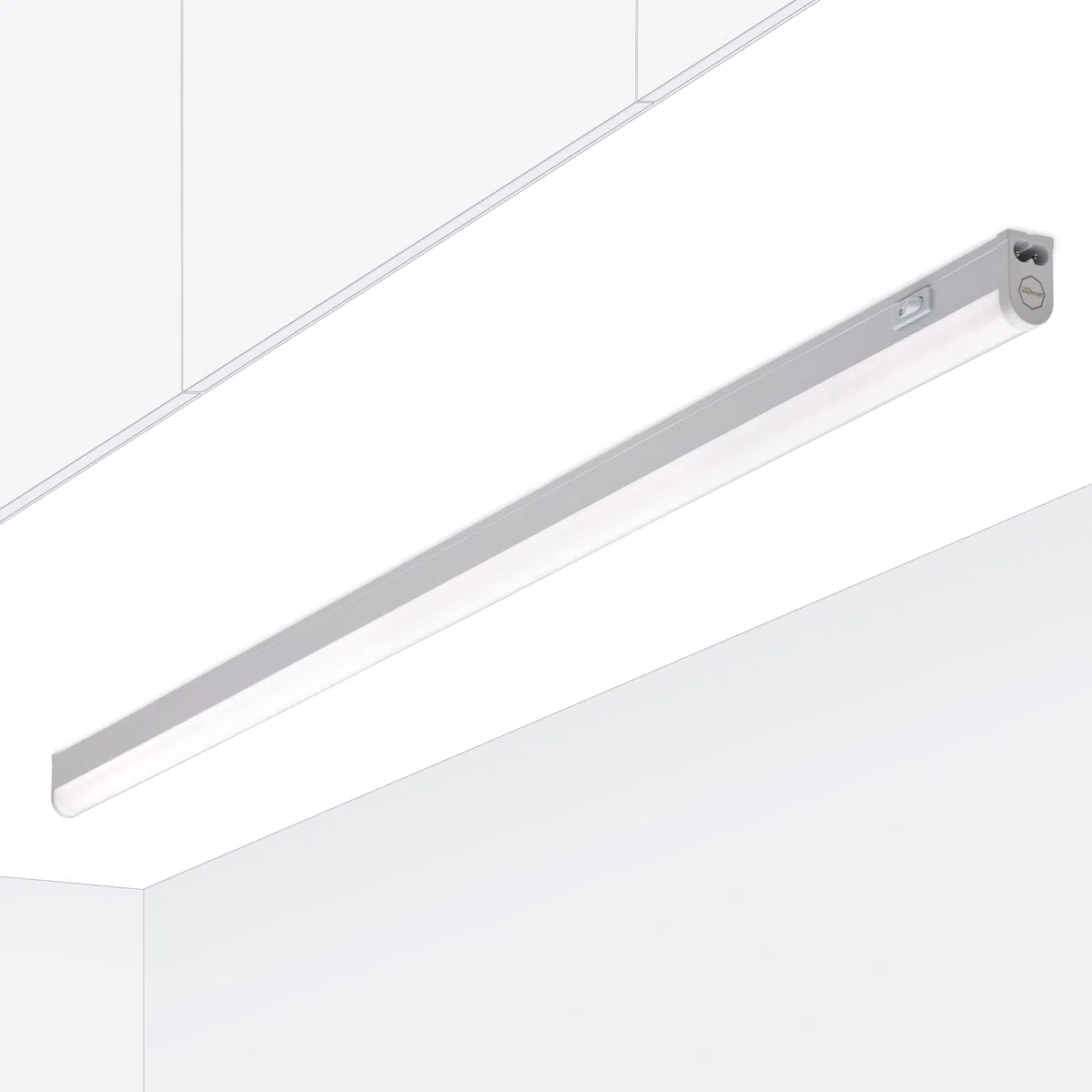 Oktaplex Riga LED sottopensile cucina 84cm bianco neutro 4000K striscia luminosa estensibile sottopensile 1270 lumen 12,7W con interruttore