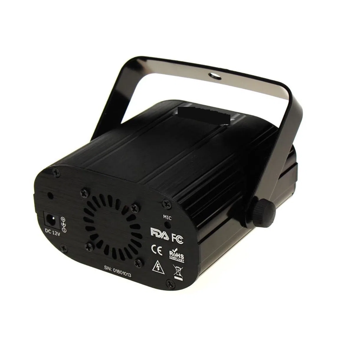 Luci DJ, Mini RGB 5 fori 128 modelli proiettore LED blu Club Home Party Bar DJ Disco Xmas Dance Stage Effect Light N60T155 per feste, bar, club, matrimoni, Halloween, Natale