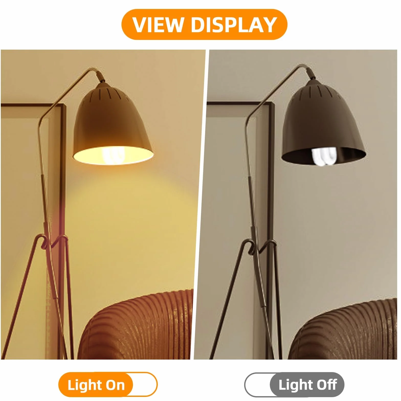 Confezione da 5 Lampadine Tubolari PLC G24d-3 a 2 Pin 26W, Luce Bianco Caldo 2700K, 1600LM, Tubo Doppio Giro 2U, Non Regolabile, Adatta Per Cucina, Sala da Pranzo, Bar, Camera da Letto, Ufficio