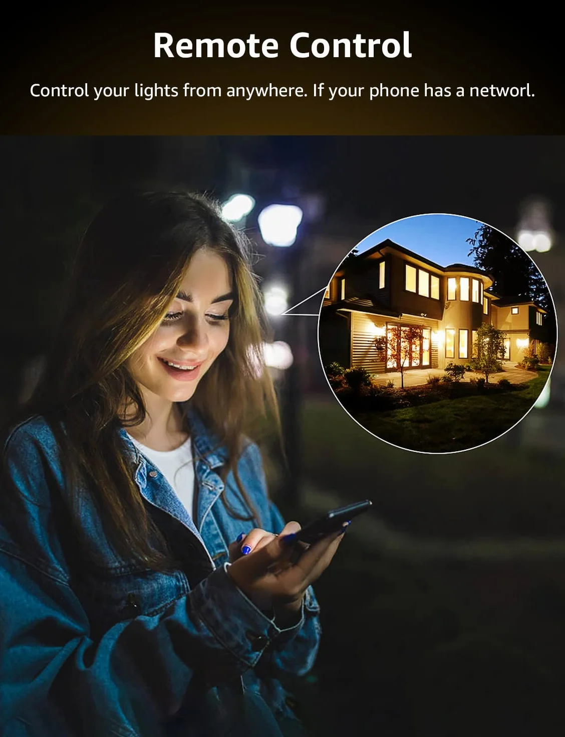 Lepro Lampadina LED GU10 WiFi Intelligente, Smart Lampadine Compatibile con Alexa e Google Home, Luce Dimmerabile Bianco Caldo a Freddo (2700K - 6500K), 4.5W (=50W), Nessun Hub Richiesto, 2 Pezzi
