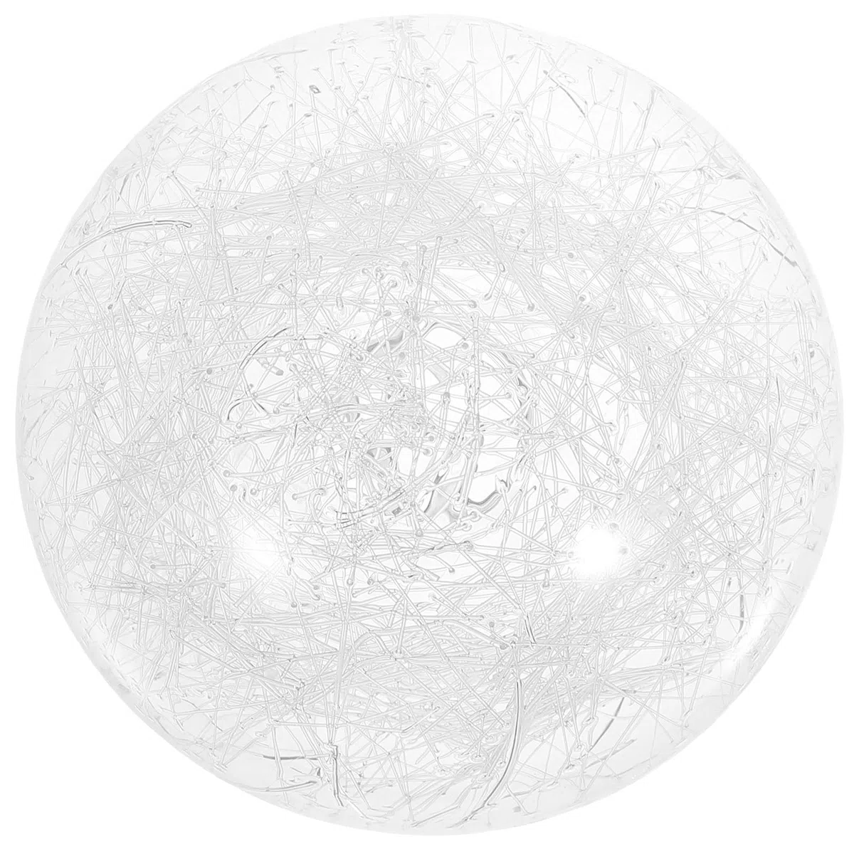 iplusmile Paralume in Vetro G9 Sfera Filettata 100Mm, Ricambio per Lampade a Sospensione da Cucina, Coprilampada Semplice per Lampadari a Soffitto