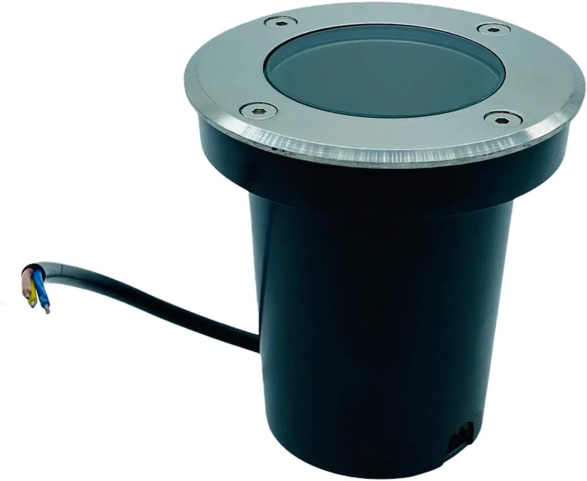 Teramo led Faretto Calpestabile GU10 IP65 Impermeabile Rotondo Cromato