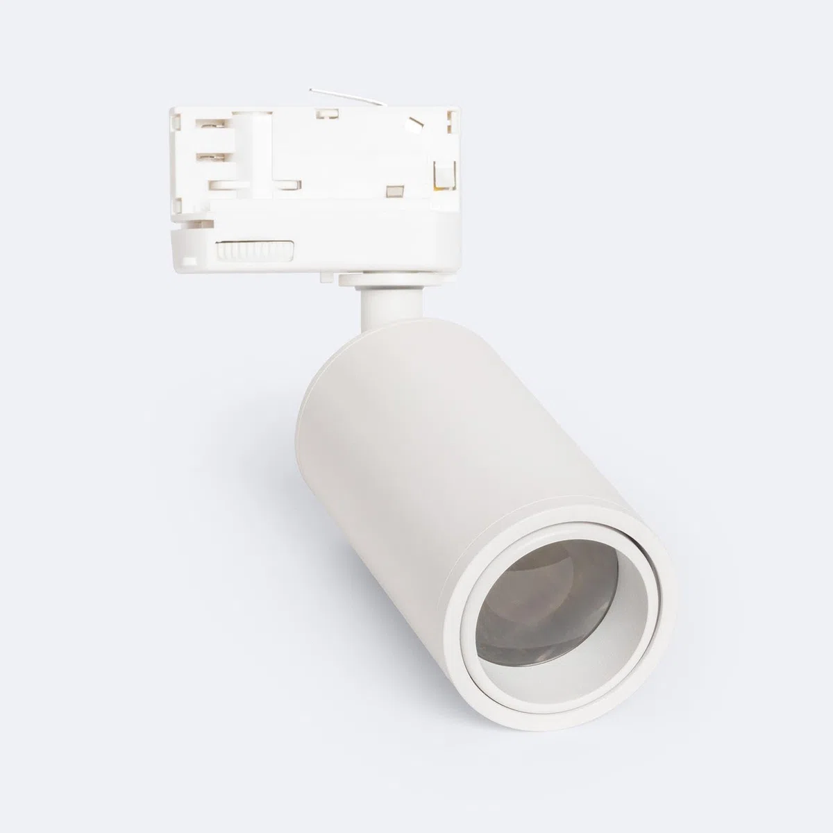LEDKIA LIGHTING Faretto Portalampada Binario Trifase Agata Multiangolo 10-50º per Lampadine GU10 Bianco GU10