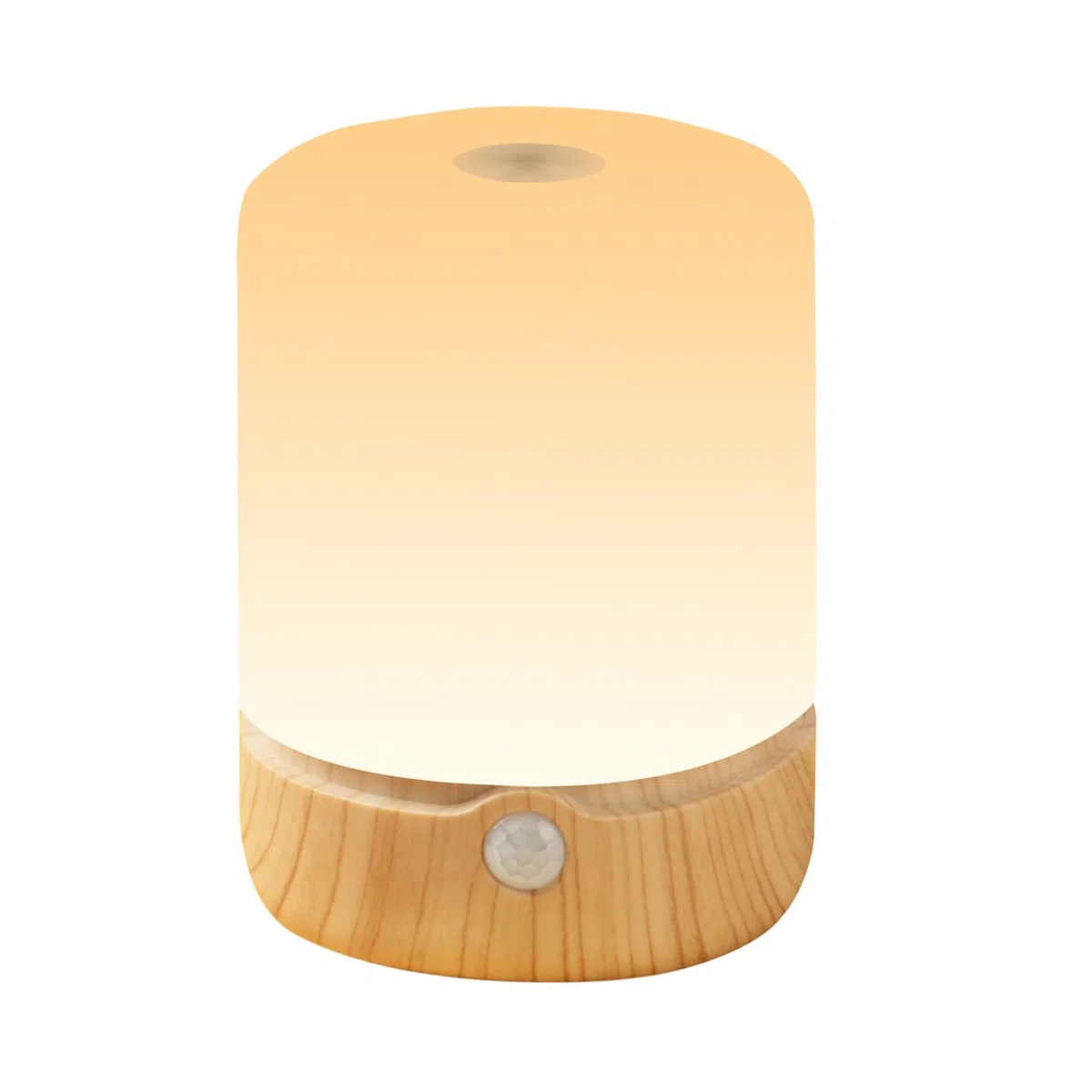 URAQT Luce Notturna LED, Lampada da Comodino Touch Dimmerabile, Lampada da Comodino con 8 Colori RGB, 3 Livelli Luminosità Con sensore di movimento, per Bambini, Camera da Letto, Campeggio