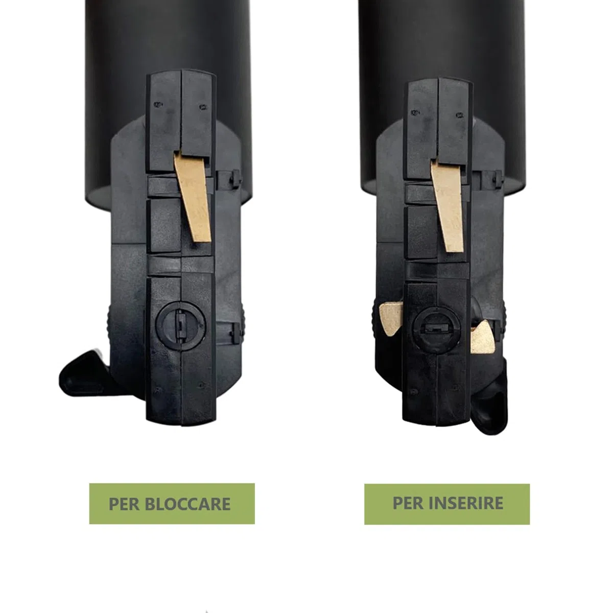 FARETTO ATTACCO GU10 per Binario Trifase elettrico pista guida track 220V proiettore orientabile faro Nero sistema di illuminazione modulabile per vetrina showroom negozio casa
