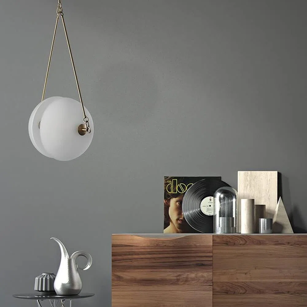 Design minimalista Art Lampada a sospensione Luce di lusso Post-lampadario LED Apparecchi di illuminazione per interni Lampade a sospensione in vetro Soggiorno Camera da letto Lampade da comodino