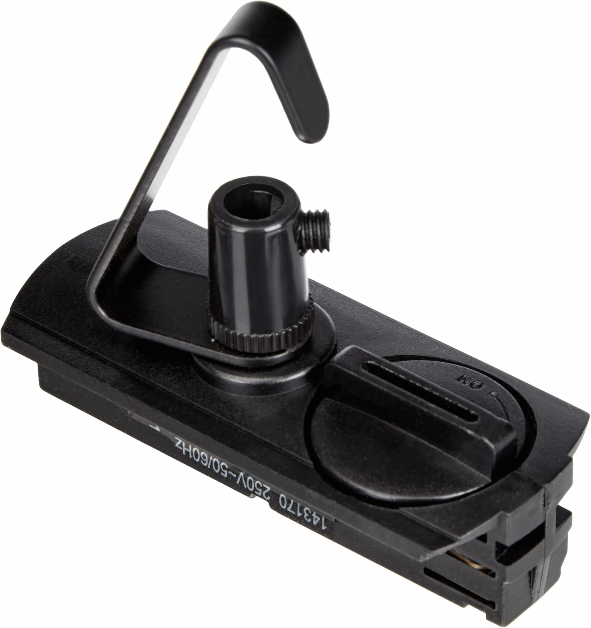 SLV Adattatore per binario elettrificato monofase nero IP20 – Accessorio elettrico per sistema a binario 1 fase alta tensione, compatibile con faretti e proiettori