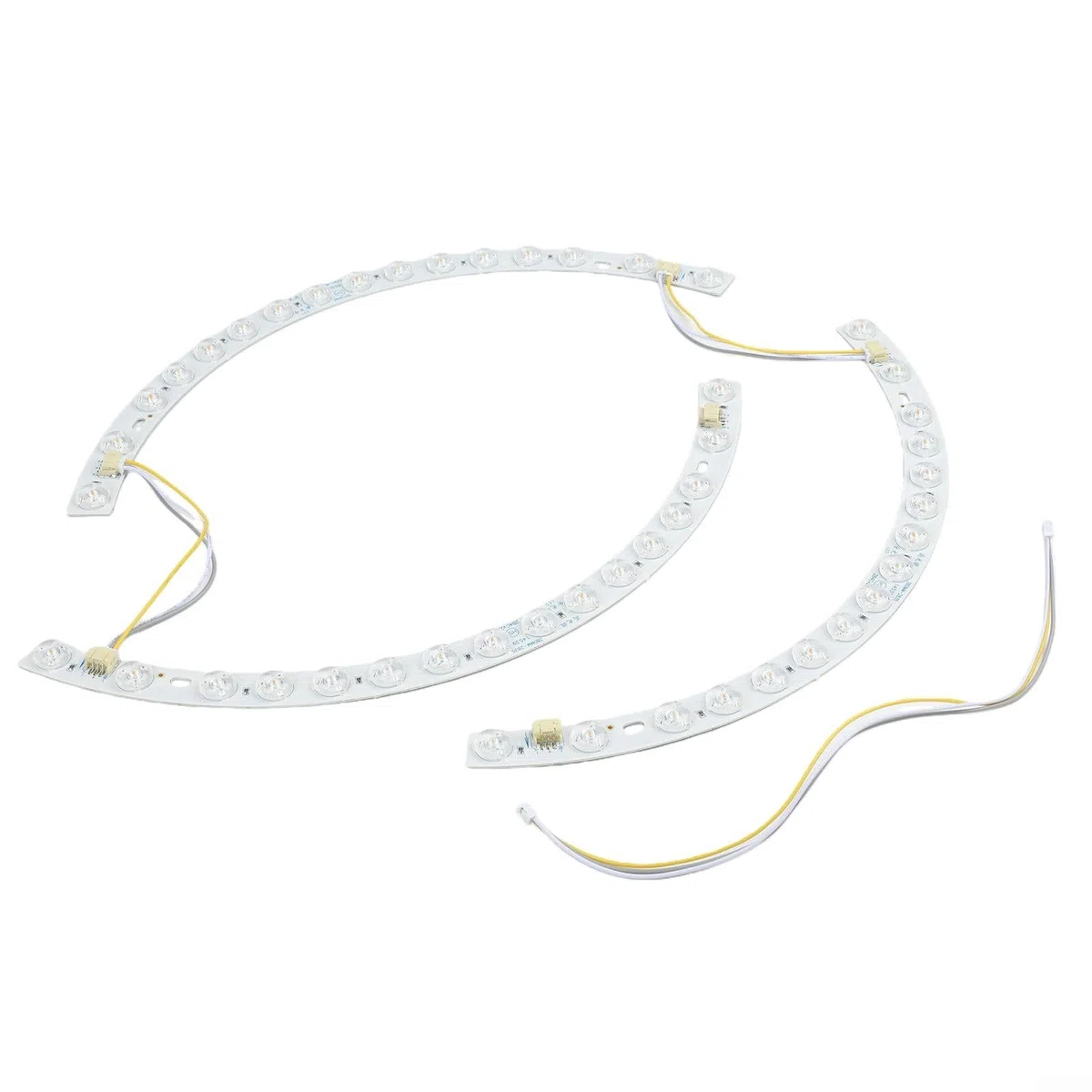 Striscia LED per luce del ventilatore da soffitto - 38 cm, barra magnetica a tre colori, uscita uniforme e luminosa con fissaggio magnetico adesivo (striscia luminosa)