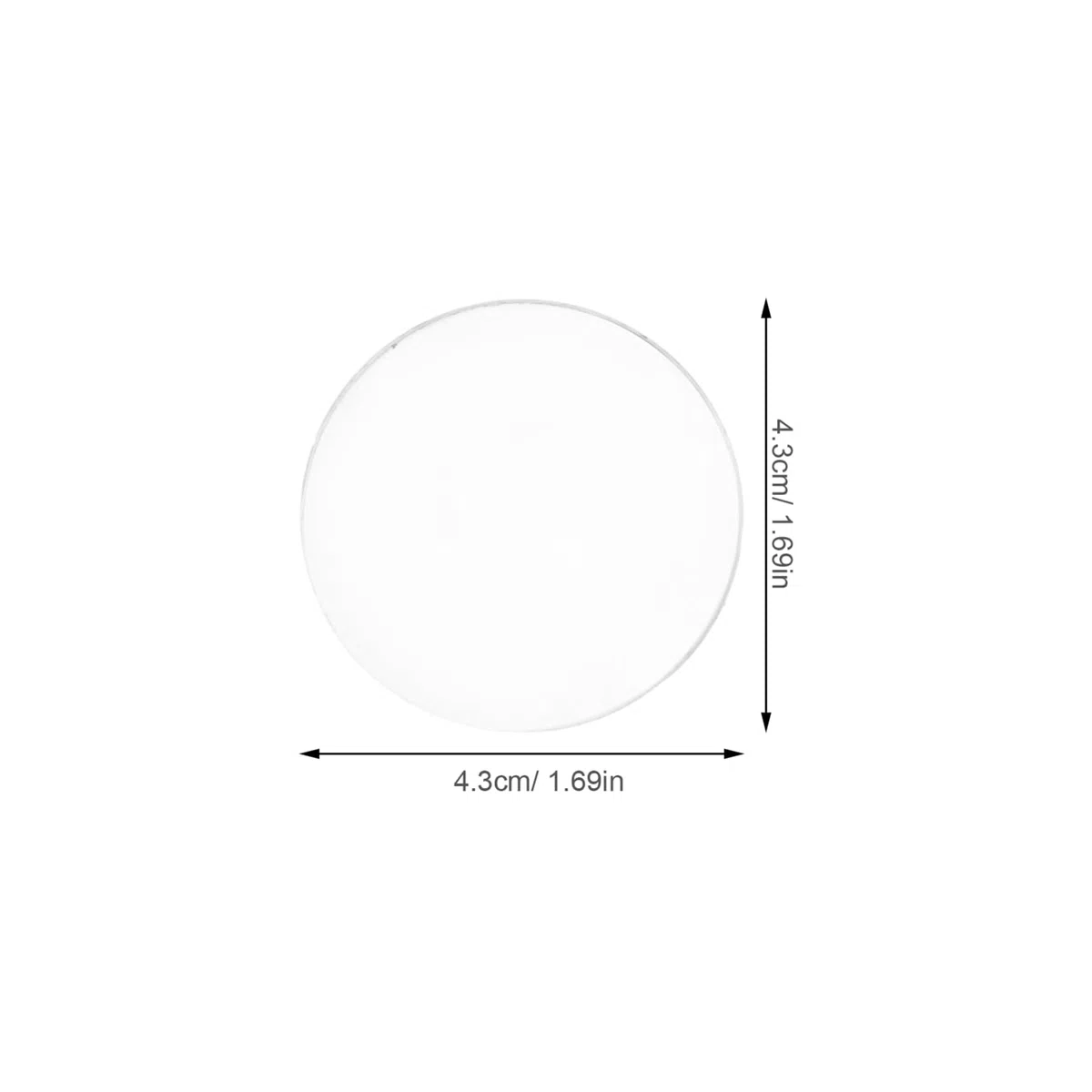 20 coperture a cupola in vetro per riflettori Mr16 Gu10, lente curva decorativa per illuminazione paesaggistica ed esterna