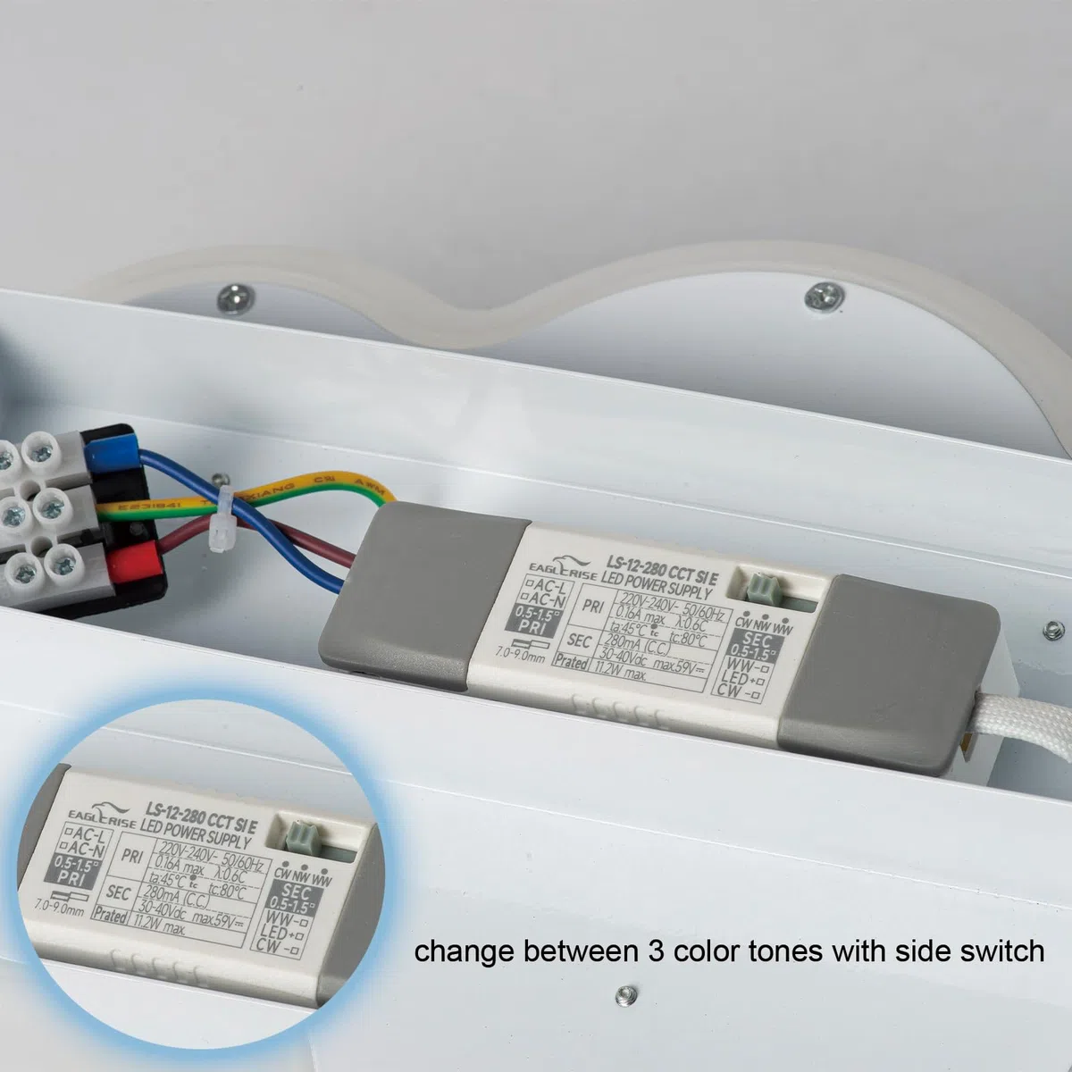 Alpinaluz Aplique da Parete LED per Bambini CLOUDY a Forma di Nuvola 3D in Policarbonato Bianco, 12W, Luce CCT Regolabile 3000K/4000K/6000K, Lampada Decorativa Moderna per Camera da Letto, Corridoio