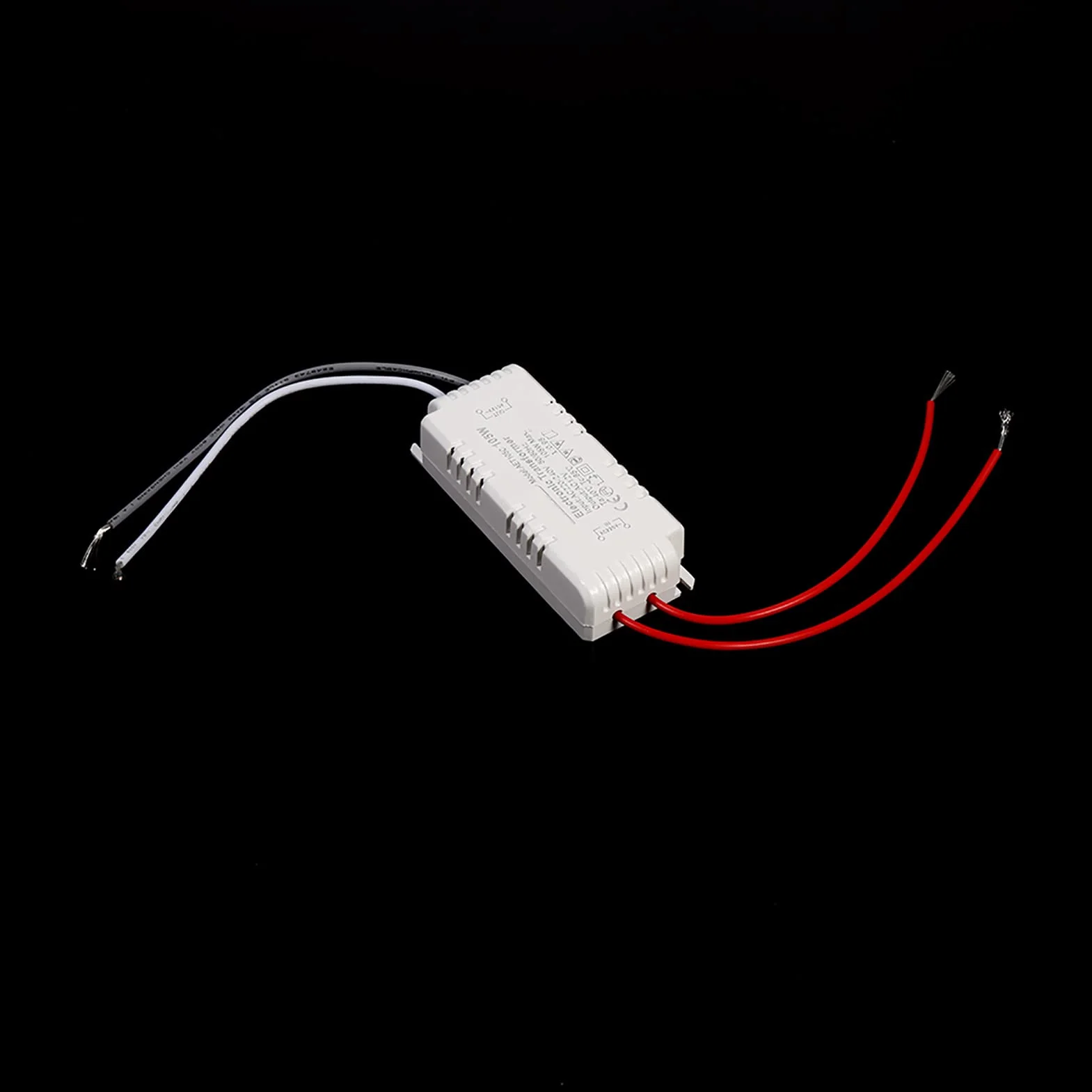 Lampada Alogena 12V Driver per Lampadina Alimentatore Trasformatore Elettronico Guscio in Plastica 105W Max con Tensione di Ingresso AC220-240V per Luci Al Quarzo 12V