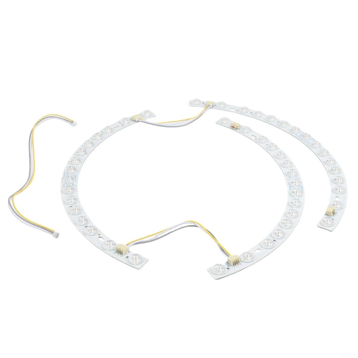 Striscia LED per luce del ventilatore da soffitto - 38 cm, barra magnetica a tre colori, uscita uniforme e luminosa con fissaggio magnetico adesivo (striscia luminosa)