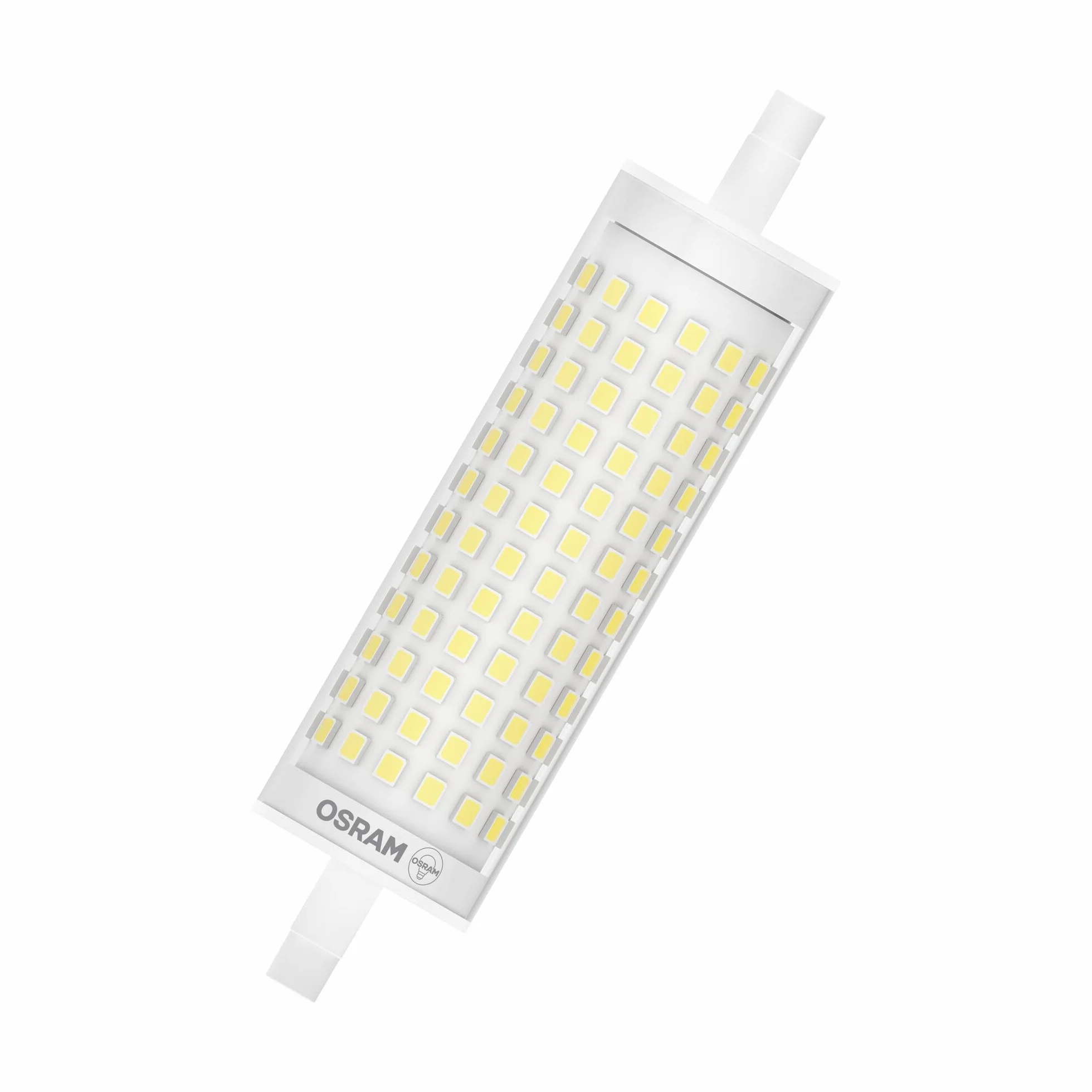 OSRAM Lampada LED LED Line con filamento, corpo lampada in plastica trasparente, 20 W, attacco retrofit R7s, EEK D, 3000 lm, luce bianca calda 3000 K per illuminazione generale.