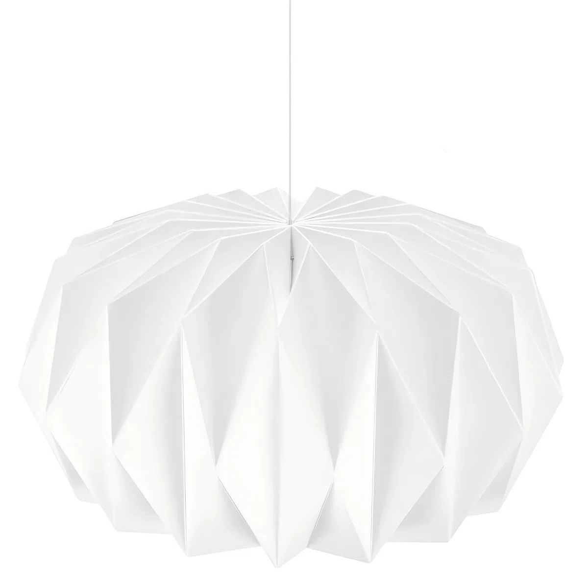 Origami Design - Paralume di carta creativa nordica, camera da letto e sala da pranzo, design scandinavo con zucca (zucca)