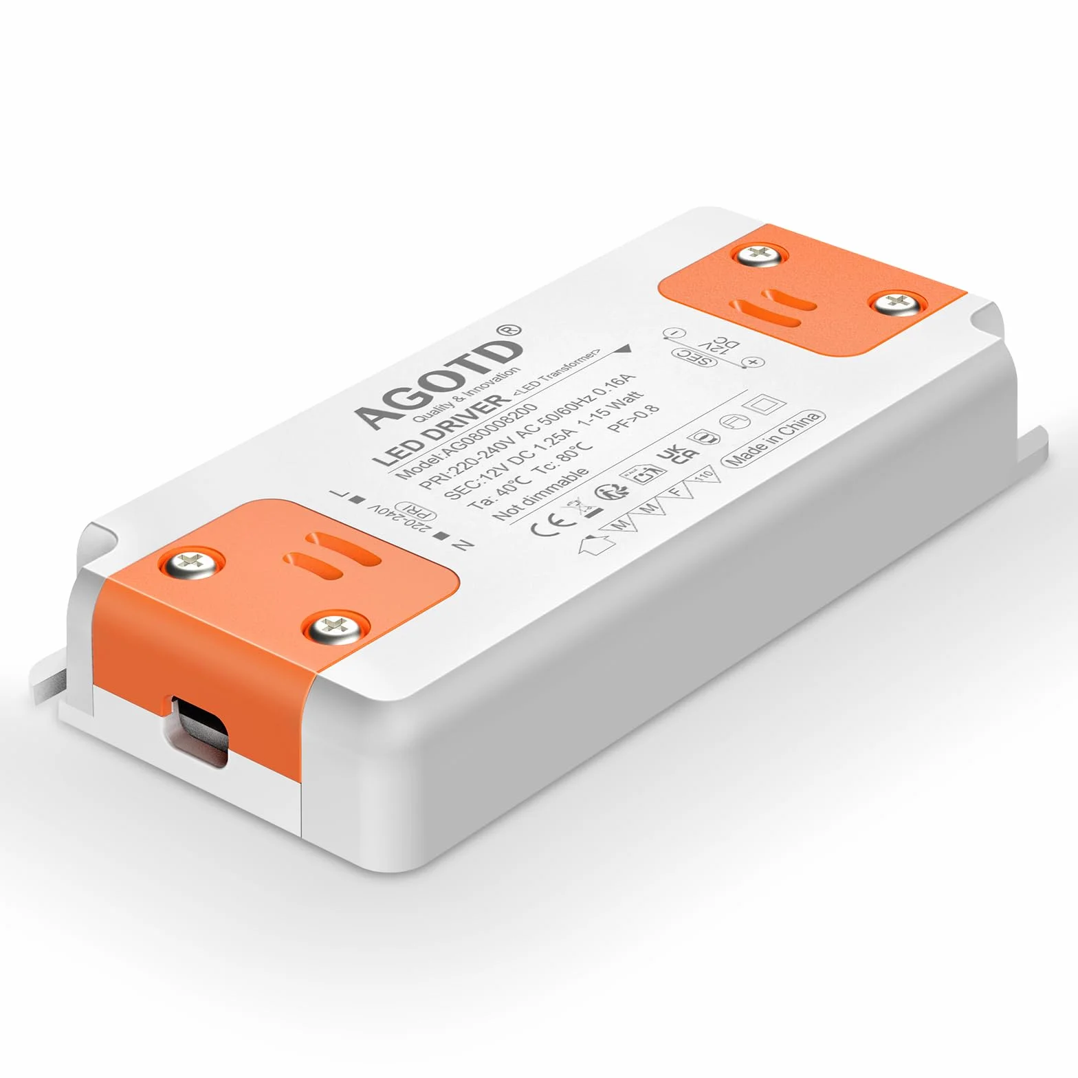 Trasformatore LED ingresso 220-240V uscita DC 12V 1.25A 15W lampadina LED driver convertitore driver alimentazione di tensione costante