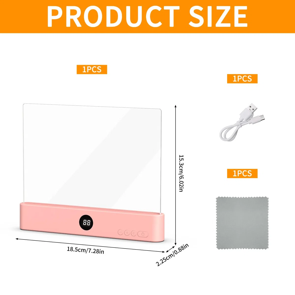 Lampada da Lettura a LED,Luce Piatta a LED,Lucina Portatile per Leggere,Lampada Libro Piatta,Generico Luce per Libri a LED Intelligente,per Leggere a Letto