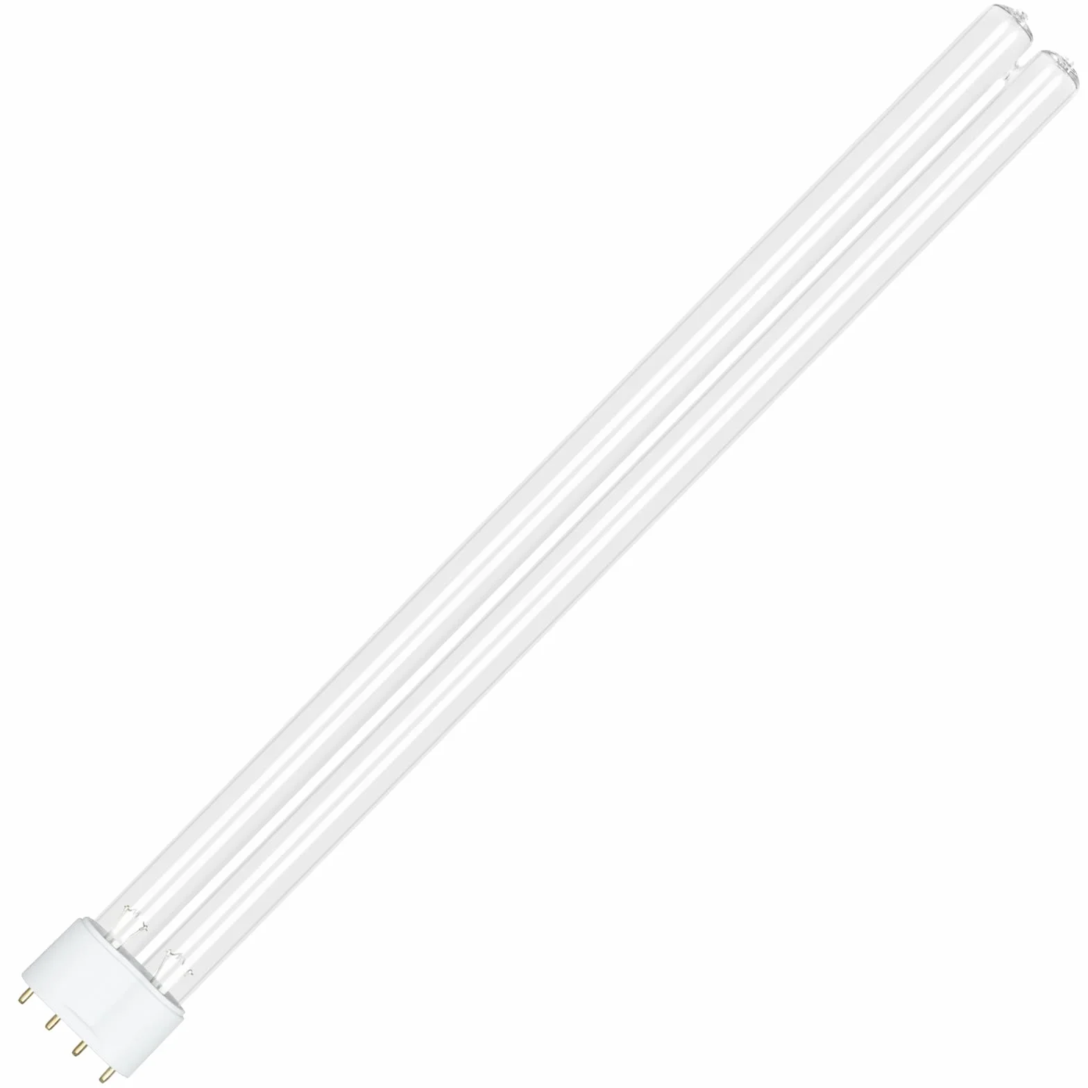 Lampada di Disinfezione UV 2G11 4PIN 36W Lampadina di Disinfezione UVC Compatta Filtro di Disinfezione UV Tubolare Adatto per Stagni di Parchi, Stagni di Pesci, Pulizia e Purificazione 1 Pezzi
