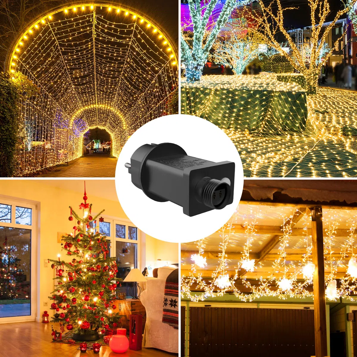Alimentatore LED 31V 9W Etopgo 8 modalità LED trasformatore driver con funzione di memoria trasformatore per luci di Natale, luci fiabesche, reti luminose e luci a ghiacciolo
