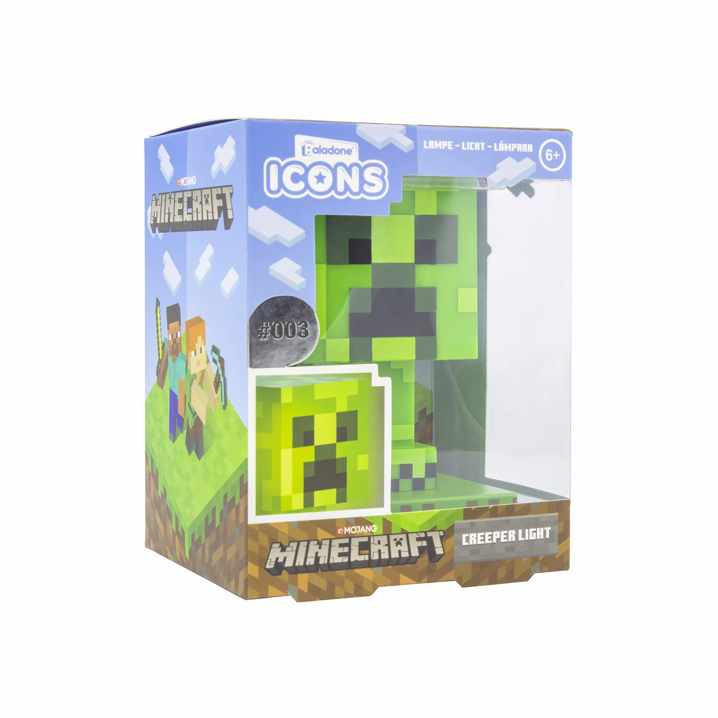 Minecraft Luce Creeper - Prodotto con Licenza Ufficiale