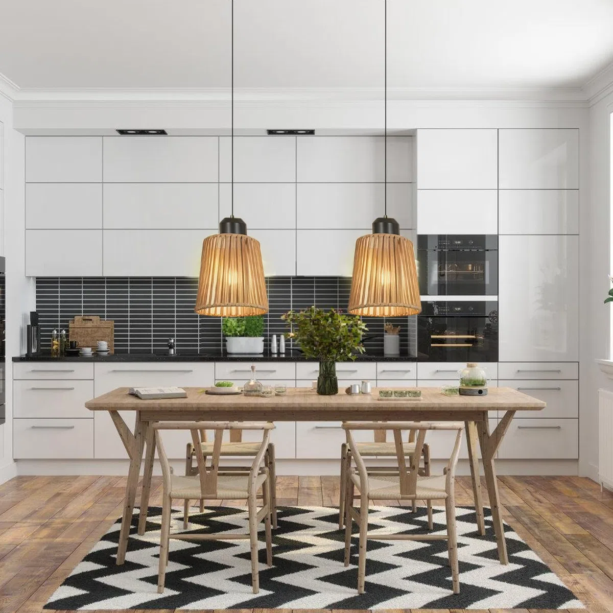 2 pezzi paralumi in rattan, stile boho, diametro 14,5 cm, altezza 14 cm, per lampada a sospensione, lampada da tavolo, lampada da terra, lampada da soffitto, lampada a specchio, paralume di ricambio