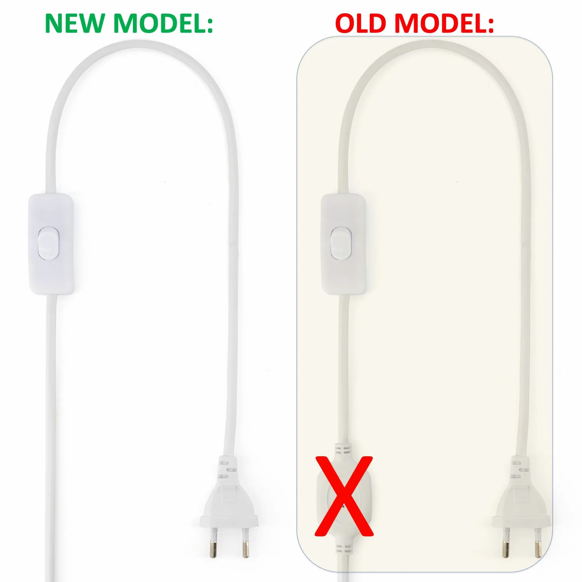 Striscia Led 220v 2835 120 Led/m ALTA LUMINOSITÀ, Adesivo e INTERRUTTORE. IMPERMEABILE Bianco freddo/Neutro/Caldo Waterproof IP67 striscia (Bianco Freddo, 1M)