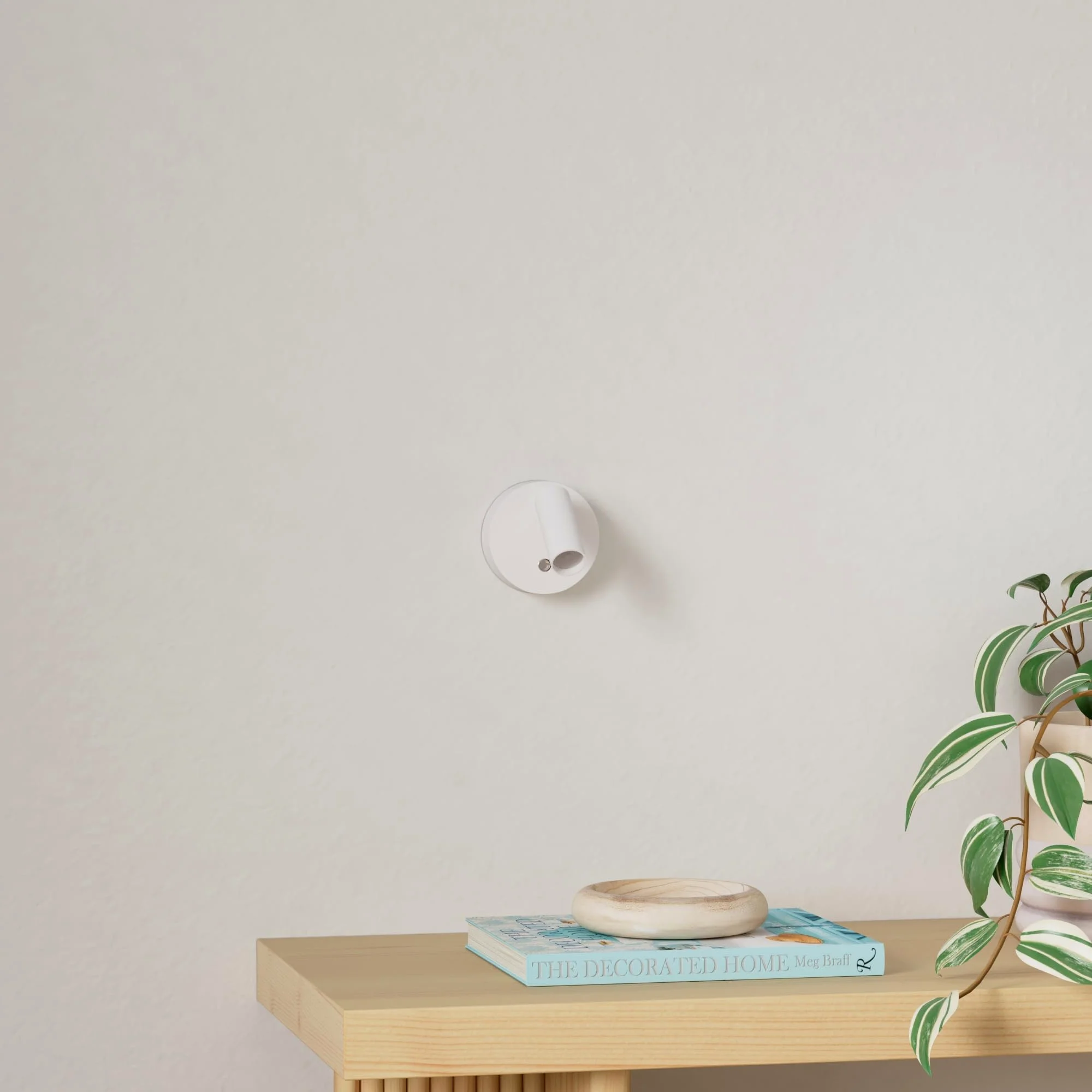 URTOM Spot LED senza fili da interno con telecomando - Intensità variabile - Funziona a pile con timer - Spot ricaricabile - Per decorazione murale di piante