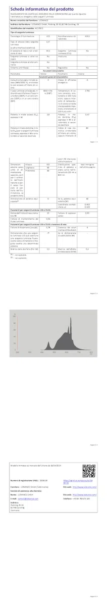 OSRAM Lampade LED ad alta efficienza con classe di efficienza energetica A, Confezione vantaggiosa con 5 lampadine, sostituzione 60W, bianco caldo (2700K), E27, vetro a filamento