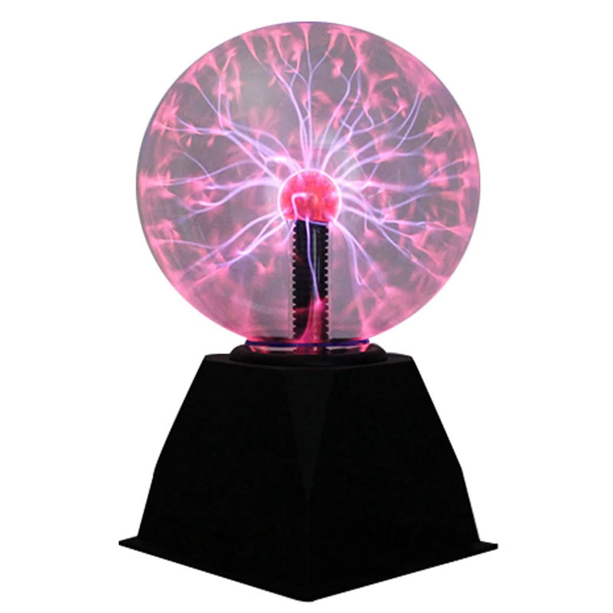 mumisuto Sfera al Plasma, 3 Pollici Lampada a Sfera al Plasma Magica, Magia Luce Rossa Touch Sensitive Novità Luce a Sfera per Feste Decorazioni, Regalo per Feste per Bambini, Casa, Natale